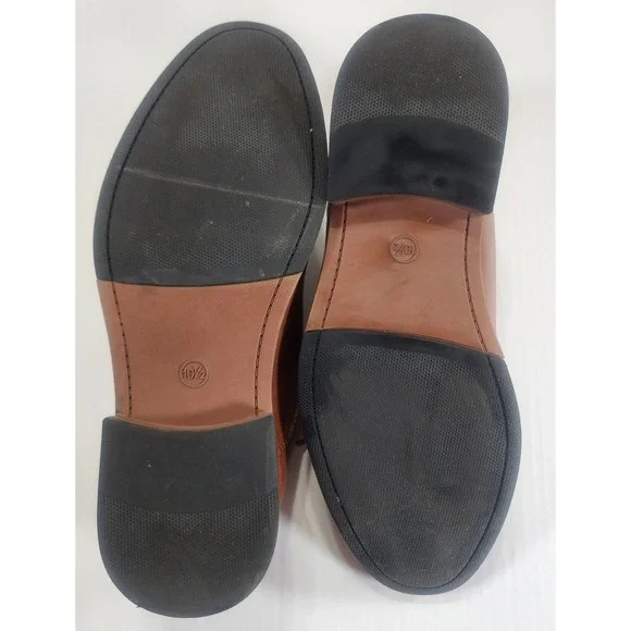 Goodfellow Brown Cap Toe Oxford Dress Shoes Men's 10.5 Classic Formal - Picture 9 of 11